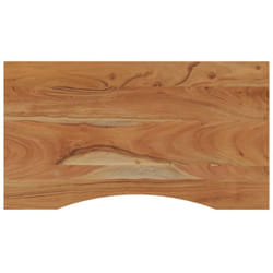 Dessus de bureau 80x50x2,5cm rectangulaire bois massif d'acacia Vidaxl