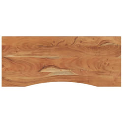 Dessus de bureau 110x50x2,5 cm rectangulaire bois massif acacia Vidaxl