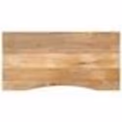 vidaXL Dessus de bureau avec courbe 140x50x2,5 cm manguier massif brut