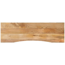 Vidaxl - Dessus de bureau avec courbe 160x50x2,5 cm manguier massif brut