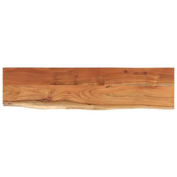Tagère murale rectangulaire massif acacia bordure assortie Vidaxl