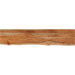 Tagère murale rectangulaire massif acacia bordure assortie Vidaxl