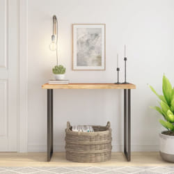 Dessus de table 100x40x3,8 cm rectangulaire bois massif acacia - Vidaxl