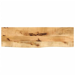 vidaXL Dessus de table 100x20x2,5cm bord vif bois massif manguier brut