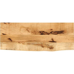 Dessus de table 70x30x2,5 cm bord vif bois massif manguier brut - Vidaxl