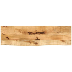 Dessus de table 100x30x2,5cm bord vif bois massif manguier brut vidaXL
