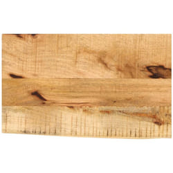 Dessus de table 60x40x2,5 cm bord vif bois massif manguier brut Vidaxl
