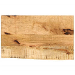 Dessus de table 60x30x3,8 cm bord vif bois massif manguier brut vidaXL