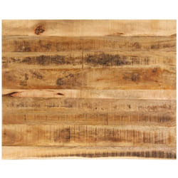 Dessus de table 110x80x3,8cm bord vif bois massif manguier brut vidaXL