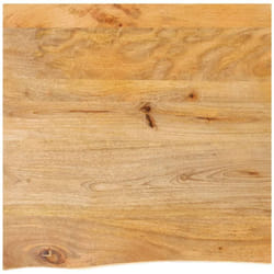 Dessus de table à bord vivant 40x40x2,5 cm bois massif manguier Vidaxl