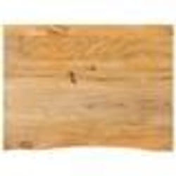vidaXL Dessus de table à bord vivant 90x60x2,5 cm bois massif manguier