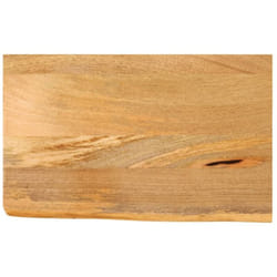 Dessus de table à bord vivant 60x20x3,8 cm bois massif manguier Vidaxl