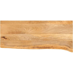 Dessus de table à bord vivant 70x20x3,8 cm bois massif manguier Vidaxl