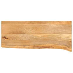 vidaXL Dessus de table à bord vivant 90x40x3,8 cm bois massif manguier