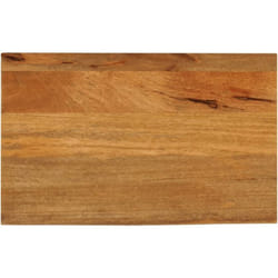 Dessus de table à bord vivant 40x20x2,5 cm bois massif manguier Vidaxl