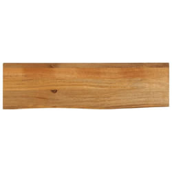vidaXL Dessus de table à bord vivant 120x30x2,5cm bois massif manguier