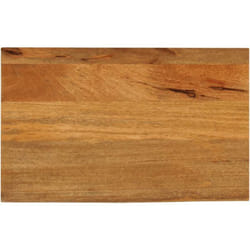 Dessus de table à bord vivant 50x40x2,5 cm bois massif manguier Vidaxl