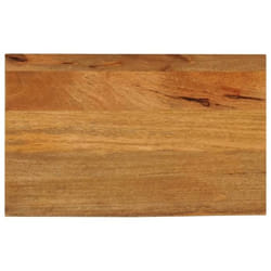 Vidaxl Dessus De Table À Bord Vivant 40x30x3,8 Cm Bois Massif Manguier