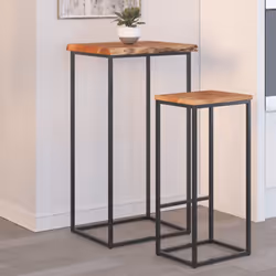 Vous avez besoin de plus d'options de rangement mais vous n'avez pas d'espace libre ? Cette table d'appoint en bois est la so ...