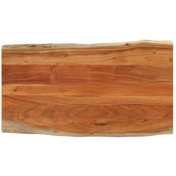 Dessus de table 100x60x3,8cm rectangulaire bois massif d'acacia - Vidaxl