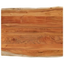vidaXL Dessus de table 100x80x3,8 cm rectangulaire bois massif acacia