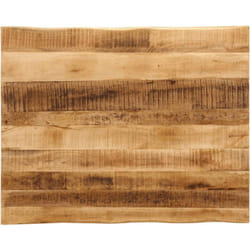 Dessus de table bord vivant 100x80x2,5 cm bois de manguier brut Vidaxl