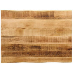 Dessus de table bord vivant 90x60x3,8 cm bois de manguier brut Vidaxl