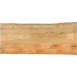 Dessus de table 140x60x3,8 cm bord vivant bois massif manguier Vidaxl