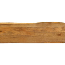 Dessus de table 110x40x3,8 cm bord vivant bois massif manguier Vidaxl