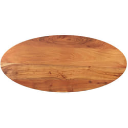 Dessus de table 140x50x2,5 cm ovale bois massif d'acacia vidaXL