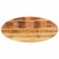 vidaXL Dessus de table 110x40x3,8 cm ovale bois massif de manguier