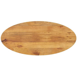 Dessus de table 90x40x2,5 cm ovale bois massif de manguier Vidaxl