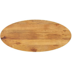 Dessus de table 110x40x3,8 cm ovale bois massif de manguier Vidaxl