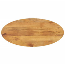 Dessus de table 140x50x3,8 cm ovale bois massif de manguier Vidaxl