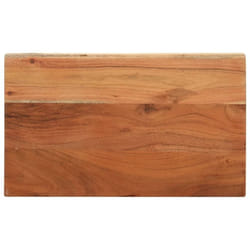 Dessus de table 50x20x2,5 cm rectangulaire bois massif d'acacia vidaXL