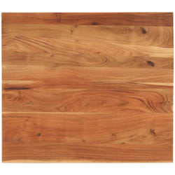 Dessus De Table 90x80x2,5 Cm Rectangulaire Bois Massif D'Acacia Vidaxl