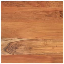 Dessus de table 50x50x3,8 cm carré bois massif d'acacia Vidaxl