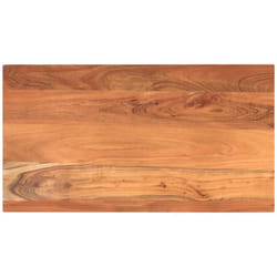 Dessus de table 120x50x3,8cm rectangulaire bois massif d'acacia Vidaxl