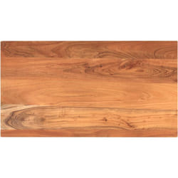 Dessus de table 120x60x3,8cm rectangulaire bois massif d'acacia Vidaxl