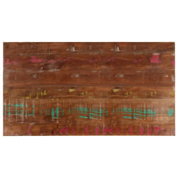 vidaXL Dessus de table 100x50x2,5cm rectangulaire bois massif récupéré