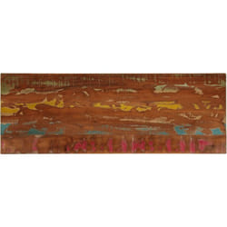 Dessus de table 140x60x2,5cm rectangulaire bois massif récupéré Vidaxl