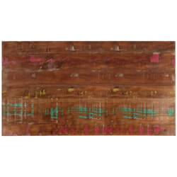 Dessus de table 120x70x2,5cm rectangulaire bois massif récupéré Vidaxl