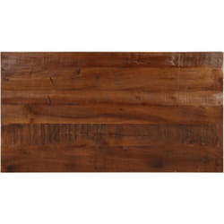 Dessus de table 110x50x2,5cm rectangulaire bois massif récupéré Vidaxl