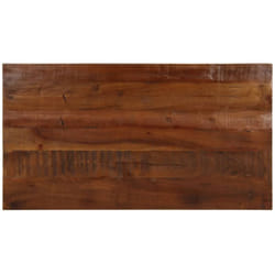 Dessus de table 110x70x2,5cm rectangulaire bois massif récupéré Vidaxl