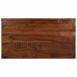 Dessus de table 120x70x2,5cm rectangulaire bois massif récupéré Vidaxl