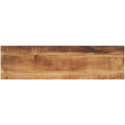 Dessus de table rectangulaire bois massif de manguier brut Vidaxl