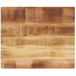 Dessus de table rectangulaire bois massif de manguier brut Vidaxl