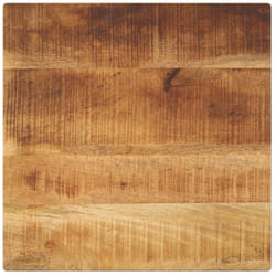 Dessus de table 60x60x3,8 cm carré bois massif de manguier brut Vidaxl