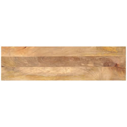Dessus de table 100x30x2,5cm rectangulaire bois massif manguier Vidaxl