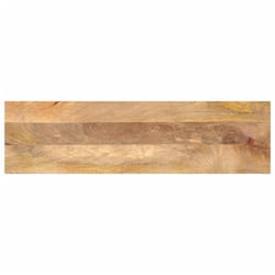 Dessus de table 110x30x2,5cm rectangulaire bois massif manguier Vidaxl